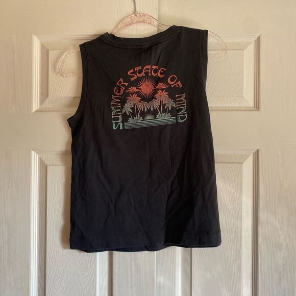 Old Navy XS Grey Graphic summer state of mind muscle tank - Picture 5 of 6